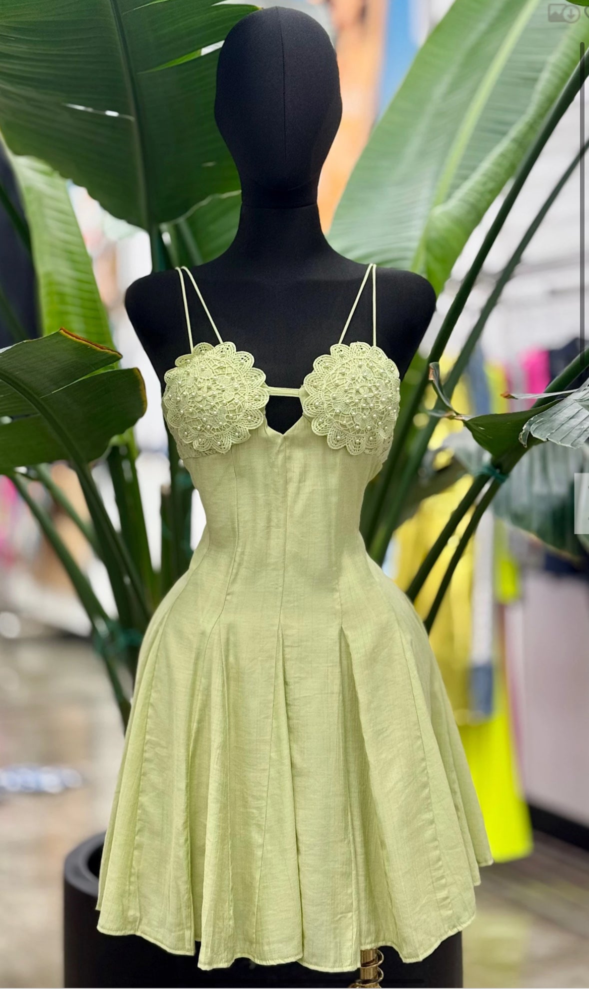 Crochet Flare Dress