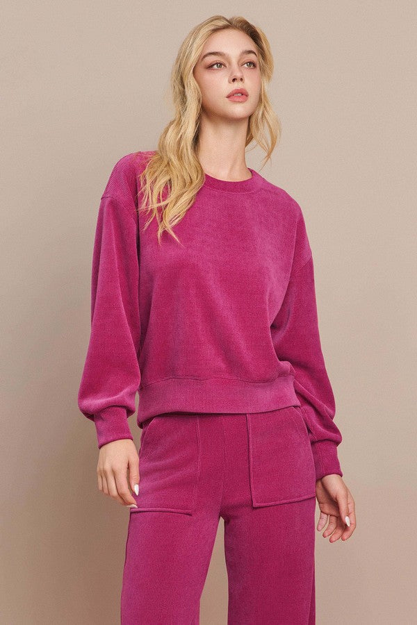 RELAXED RIBBED CORDUROY SET