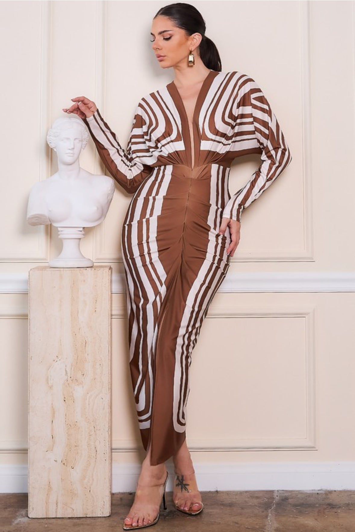 MIDI DRESS FOR GLAMOROUS COCKTAILS EVENTS