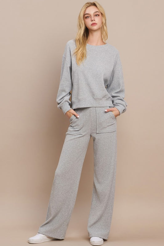 RELAXED RIBBED CORDUROY SET